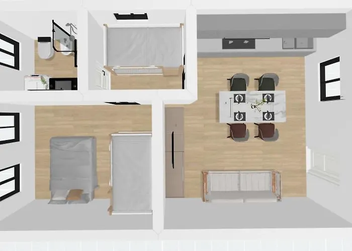 아파트 Jody Bibione, Poolside With Garden